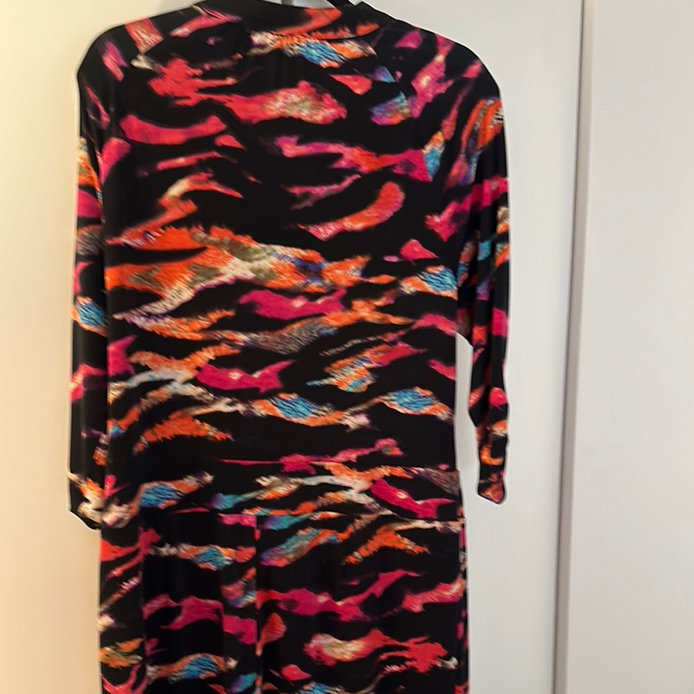 Colorful Abstract Print Dress - Picture 10 of 11